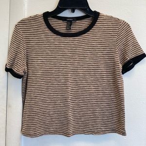 Striped crop top.